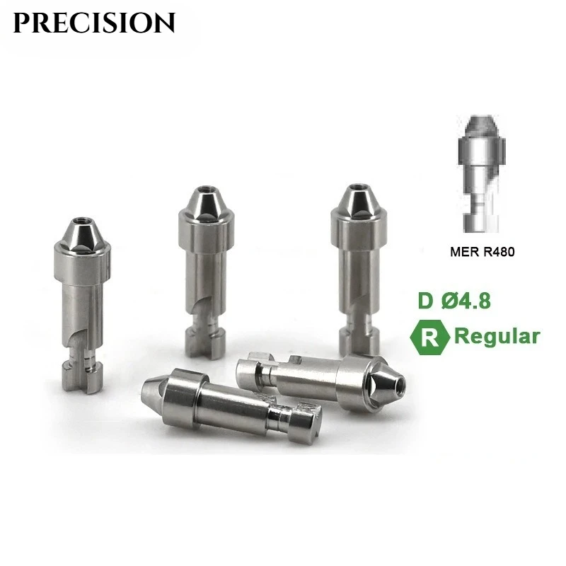 1PC Dental Compatible with Osstem Hioss TS/MS Substitute Protective Cap Transfer Rod Multi-unit Implant Analog 4.8 MU Accessorie