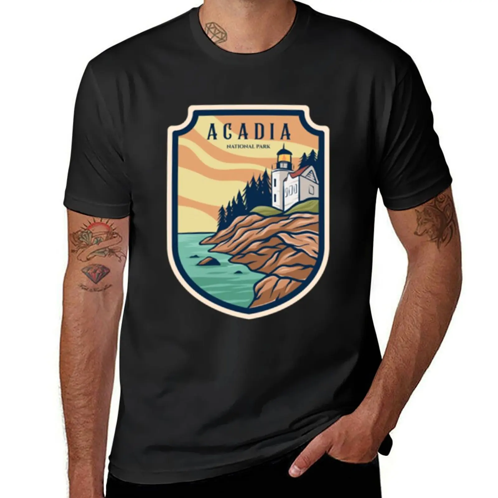 Acadia National Park T-Shirt oversizeds plus sizes vintage clothes heavy weight t shirts for men