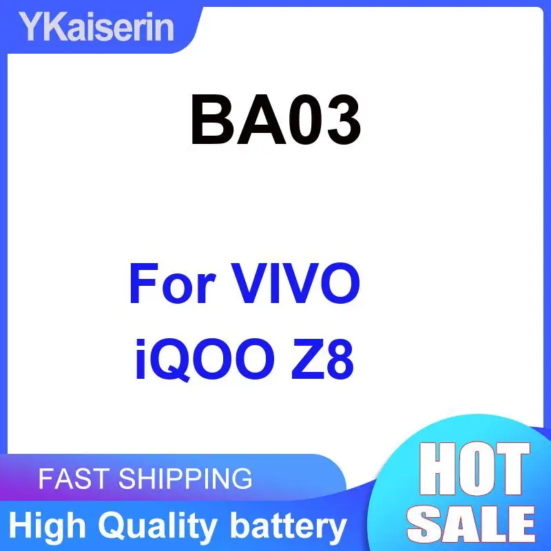

Для Vivo Iqoo Z8 Premium Сменный аккумулятор для мобильного телефона BA03 2500 мАч Высокопроизводительный