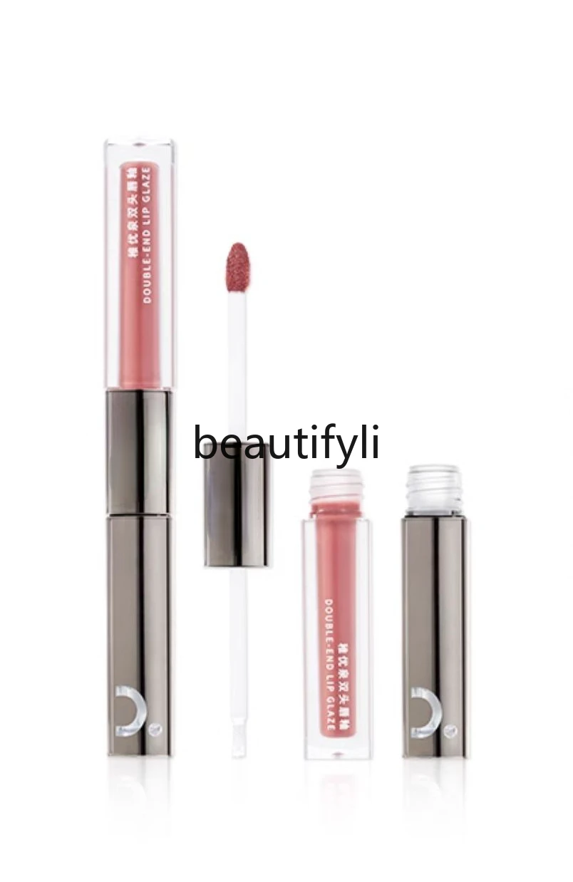 Mirror water light lip oil lip gloss female non-stick cup lipstick