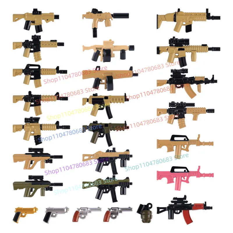 New MOC Minifigure Military Tactical Firearms Commander Combat Toy Model Ornaments, Holiday Gifts