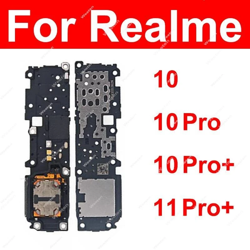 Loud Speaker Buzzer For Realme 10 11 Pro Plus 10S 10T 11X 4G 5G Loud Speaker Buzzer Ringer Flex Cable Repair Parts