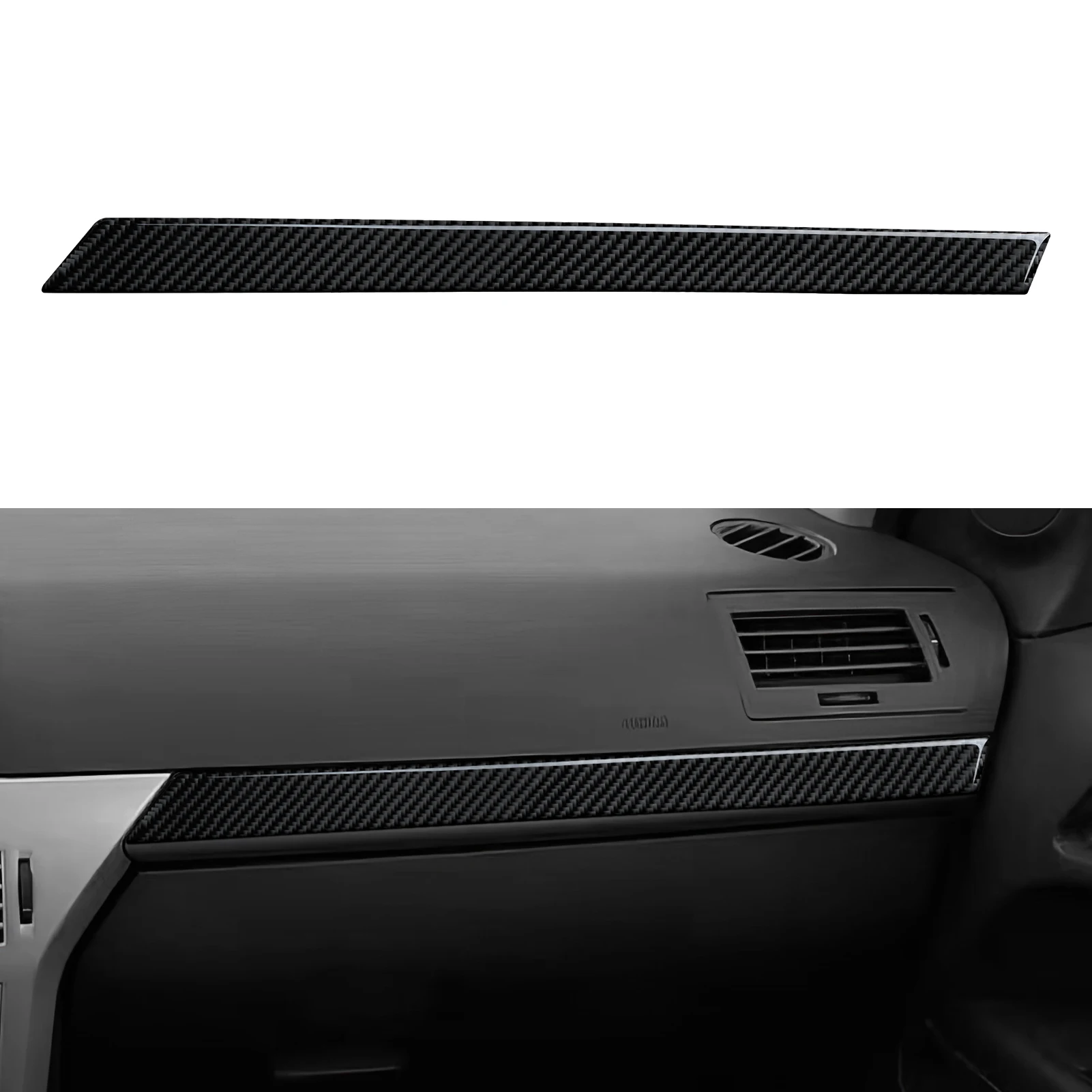 

Car Dashboard Decorative Strip Panel.For Opel Vauxhall Holden Saturn Astra H Trim Accessories. Carbon Fiber Trim Sticker.
