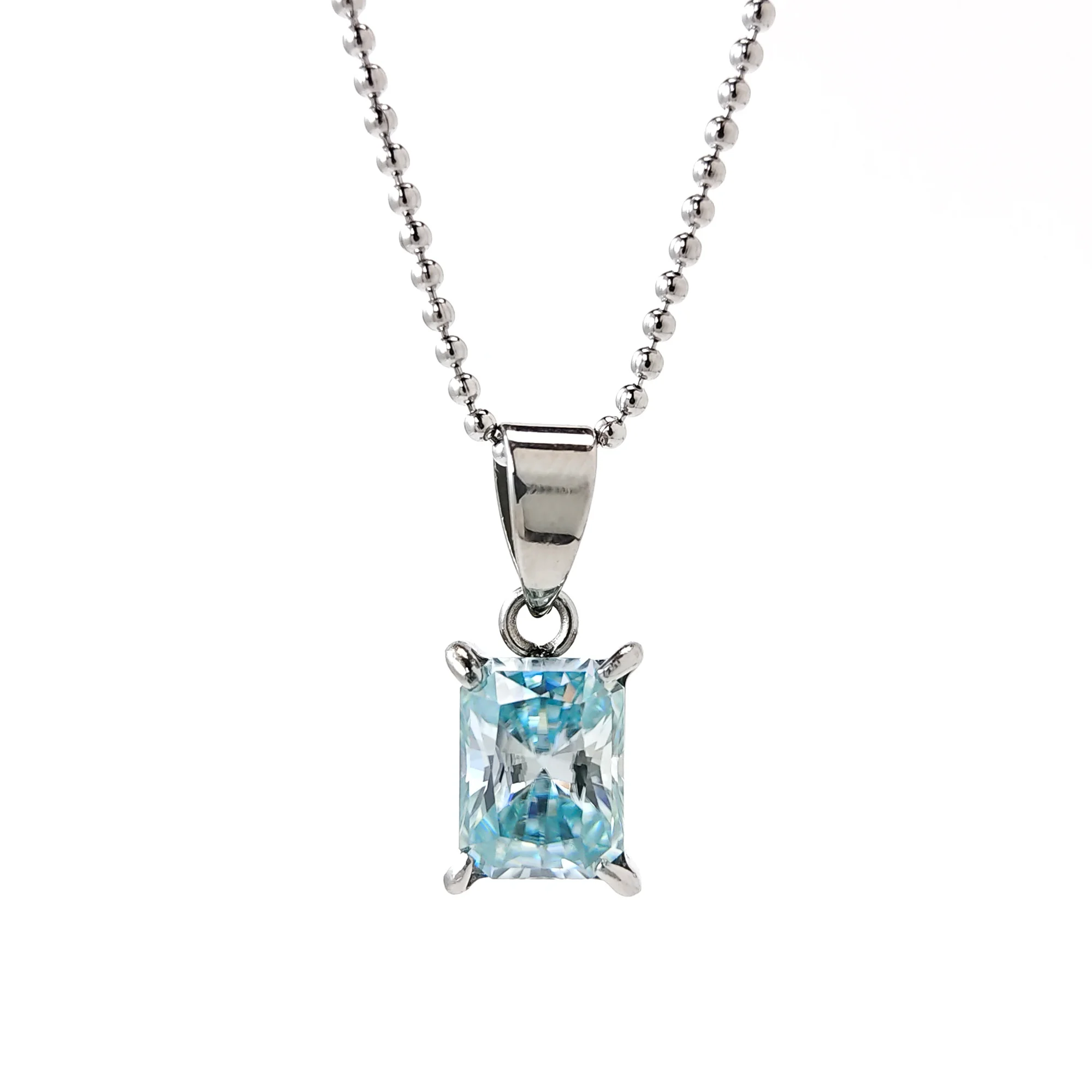 

Кулон-подвеска из синтетического муассанита 2.0 карата, 1 шт., элегантное и роскошное украшение, подходит для торжественных мероприятий.