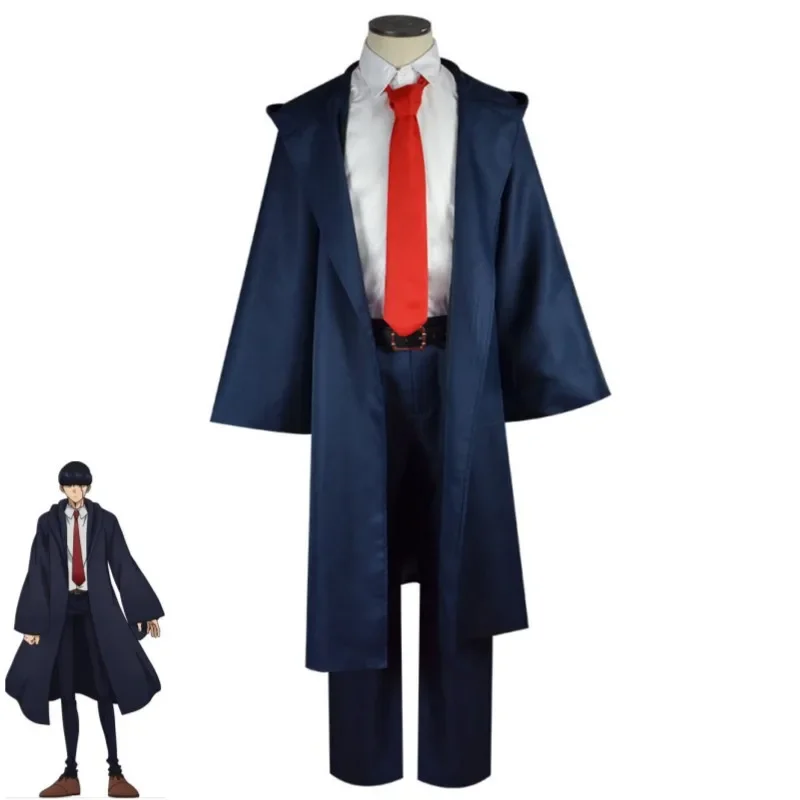 أنيمي رموش تأثيري زي مع شعر مستعار ، السحر والعضلات ، الهريس بورنيديد ، الليمون إيرفين ، الأسود والأزرق ، الزي الأكاديمي ل هالوين