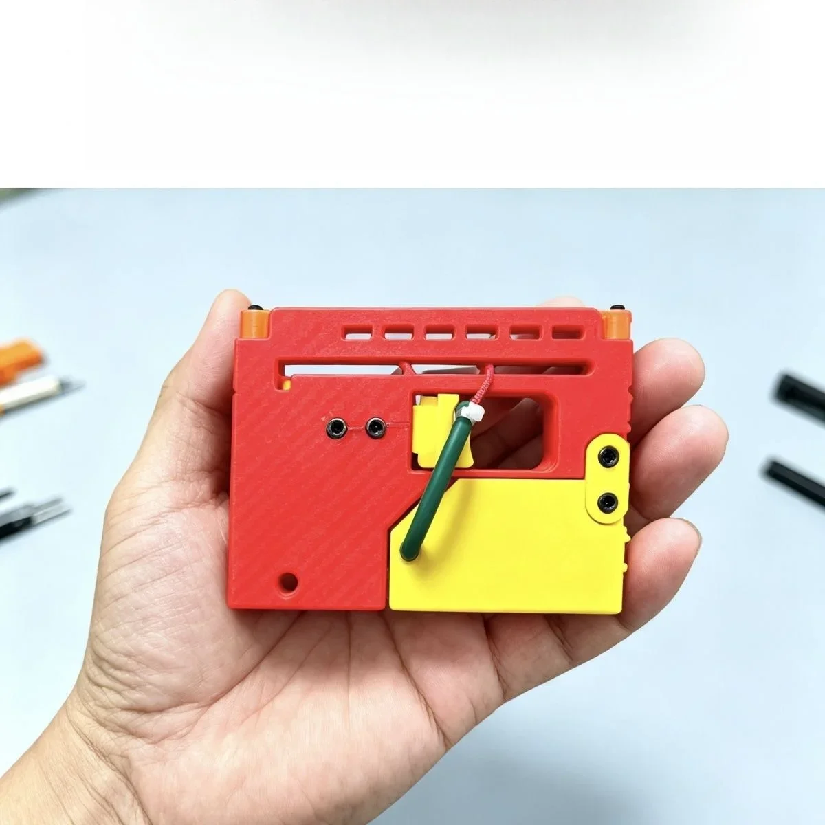EDC New 3D folding card press continuous bounce shooting outdoor pocket portable decompression