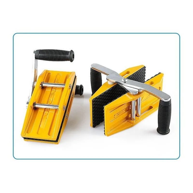 Handheld Stone Slab Hand Lifting Fixture Lifting Clamp, Anti-Slip Rubber Handle Marble Glass Transport Labor Saving Tool