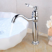 Smart Automatic Sensor Faucet with LED Color-Coded Temperature Indicator, Chrome Brass, Touchless Operation for Hygiene, Ideal