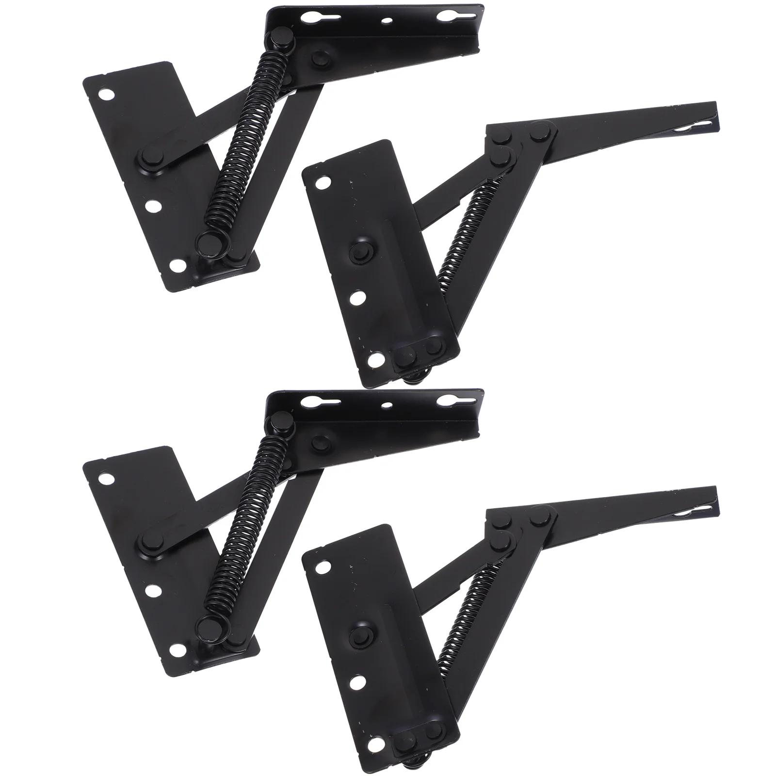 2 أزواج الثقيلة رفع وما فوق مفصلات الربيع تحميل سطح أملس رفع أريكة حصير فخ مفصلات الأبواب خزانة الباب المفصلي #3