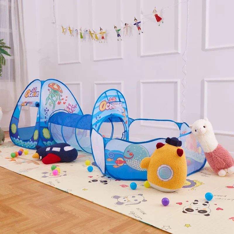 Portable Playpen for Children Ball Pool Baby Park Children's Tent Playpen Tunnel Balls for Dry Pool Ball Pit Baby Playground