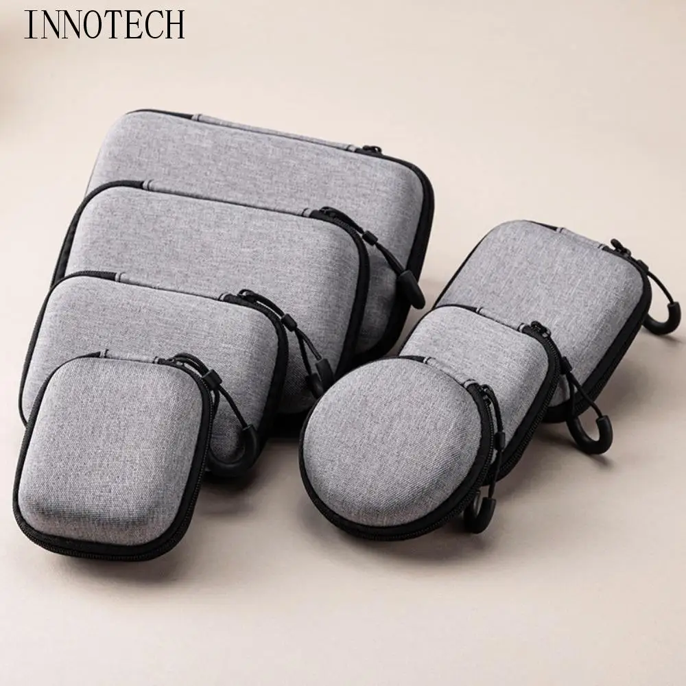 

Shockproof Hard EVA Storage Bag Protective Waterproof Earphone Storage Bag Lightweight Portable Data Cable Organizer Bag