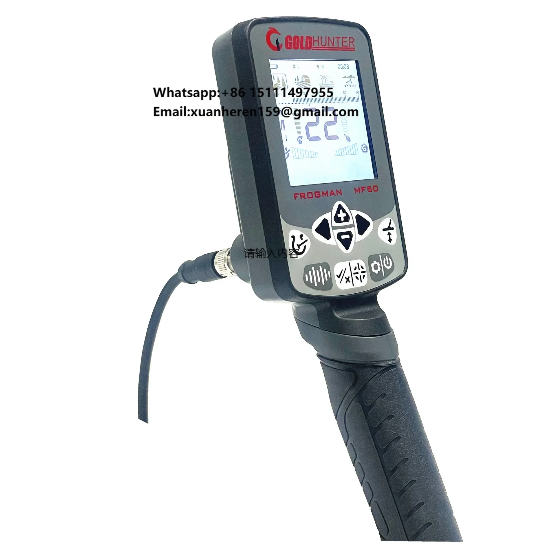 MF50 multi-frequency metal detector Outdoor detection treasure hunt Gold detector