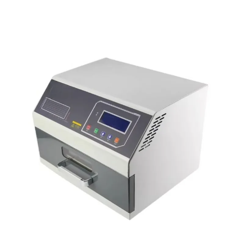 Small Reflow Welder Drawer Reflow Welding Infrared 3D Hot Air Patch Welding Reflow Furnace