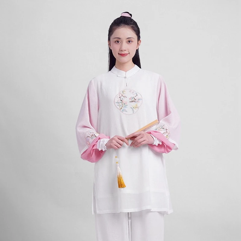 Tai Chi Kung Fu Suit Chinese Traditional Martial Arts Uniform for Women and Men Fluid Drape Breathable & Comfortable