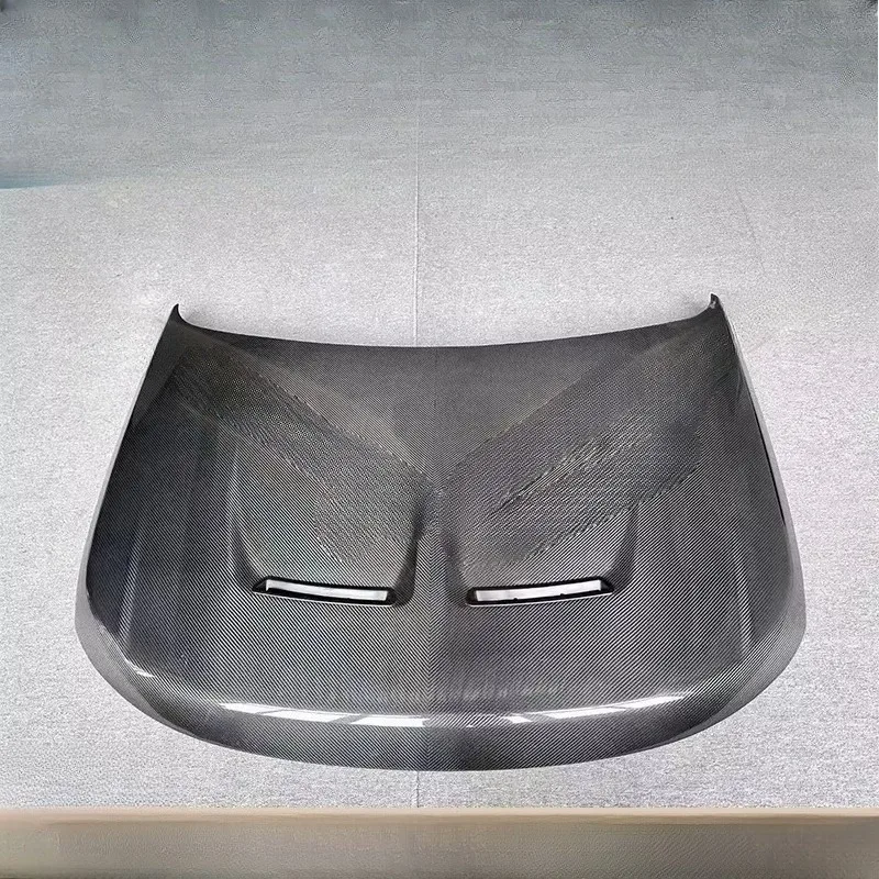 Dry Carbon Fiber Engine Hood Bonnet Cover Panel Replacement Exterior Upgrade for Sport SUV L494 2014-2026