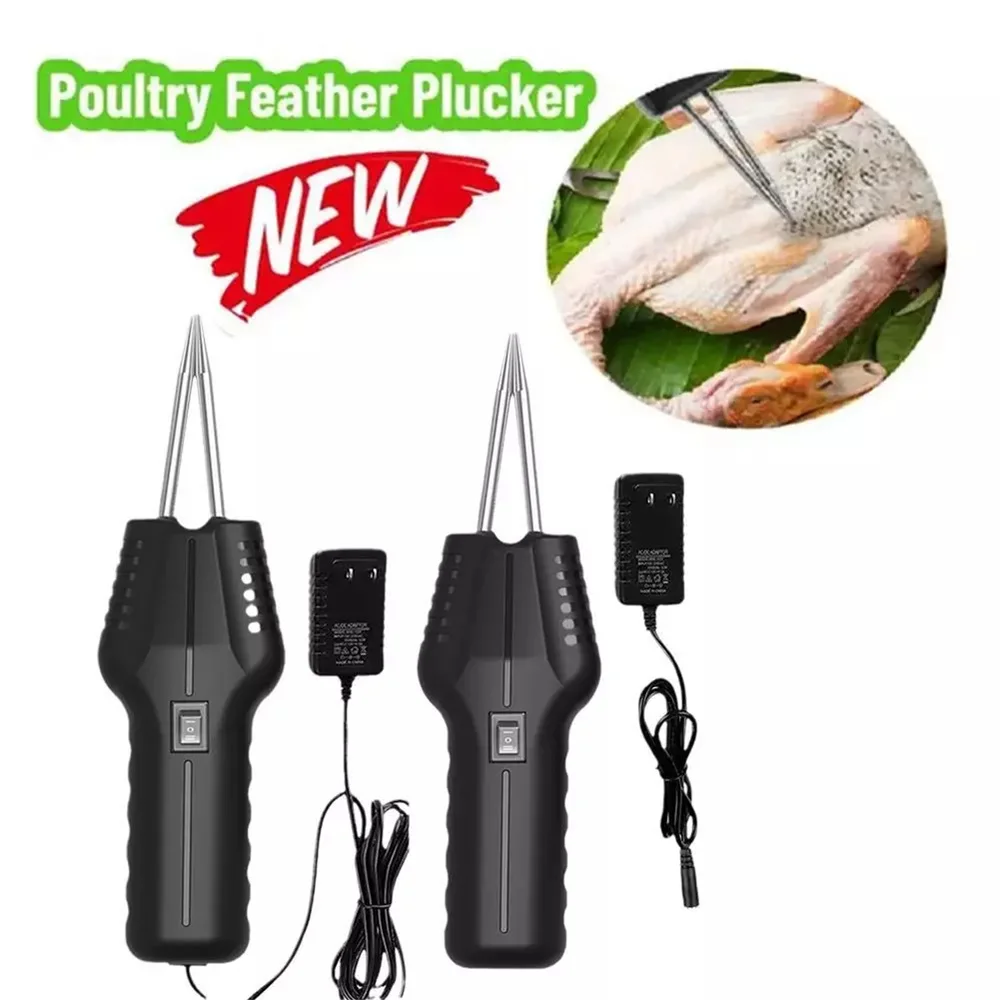 160W Plucker Chicken Duck Feathers Electric De-Trimming Steak Killing Ducks Geese Poultry Dehairing Machine Plucking Machine