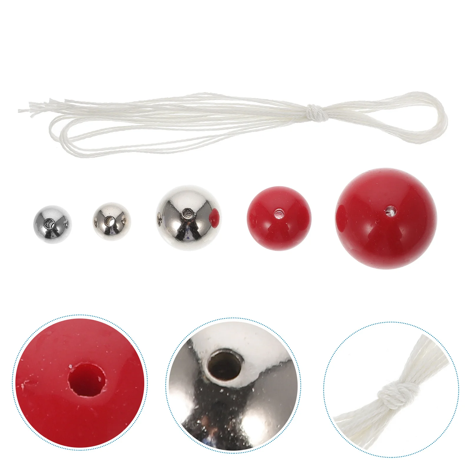 

10pcs Single Pendulum Ball Set Plastic Metal Material Science Experiment Tool For Physics Teaching Equipment Lab Use