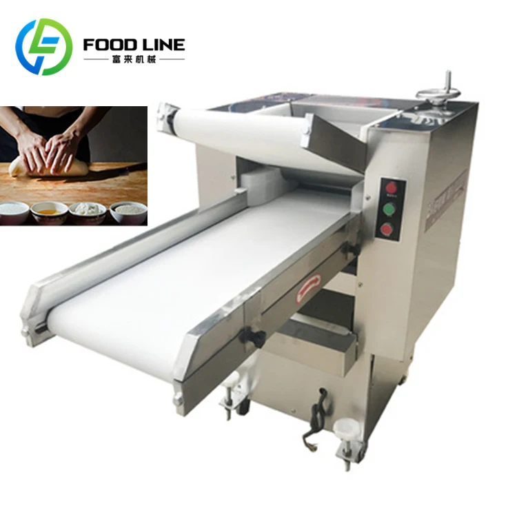 

Automatic Dough Roller Sheeter Kneader Pizza Dough Press Machine Automatic Rolling Bread Pastry