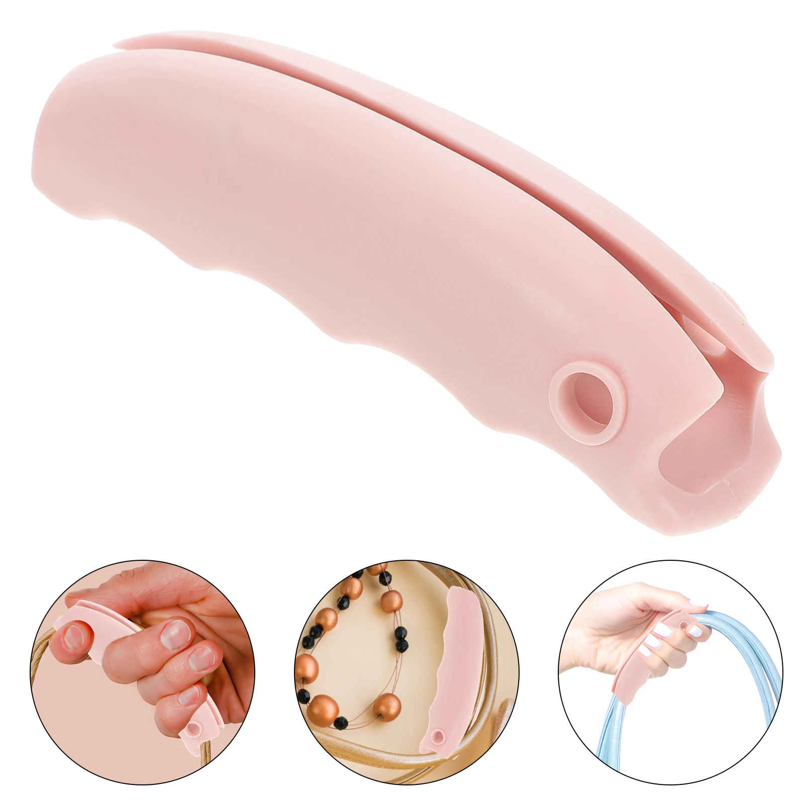 Maniglia per borsa della spesa portatile Accessori da cucina in silicone Strumento per il risparmio di manodopera Carrello per passeggino Facile da trasportare Riutilizzabile