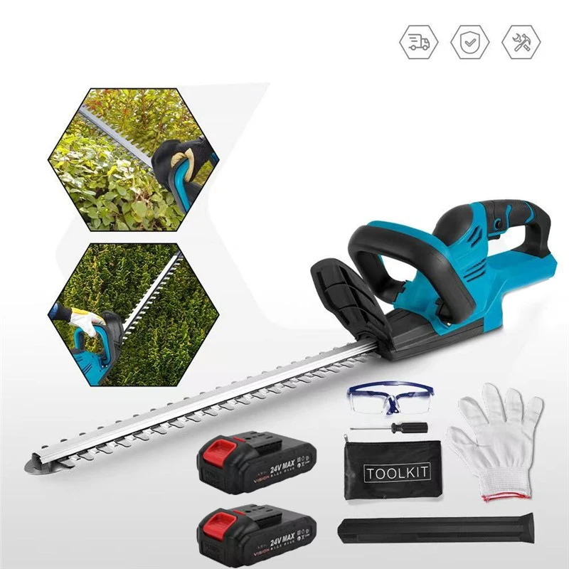 

Электрический триммер для живой изгороди, беспроводной перезаряжаемый инструмент для обрезки кустарников, газонокосилка, триммер для сада, ландшафтного дизайна