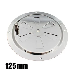 125mm Adjustable  Air Vent Grille Ventilation Grille Round Ventilation Grille Exhaust Grille Stainless Steel Marine Accessories