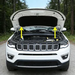 For Jeep Compass 2017-2022 Front Hood Bonnet Support Lift Gas Struts Bar Shocks Hydraulic Rod Springs Car Accessories