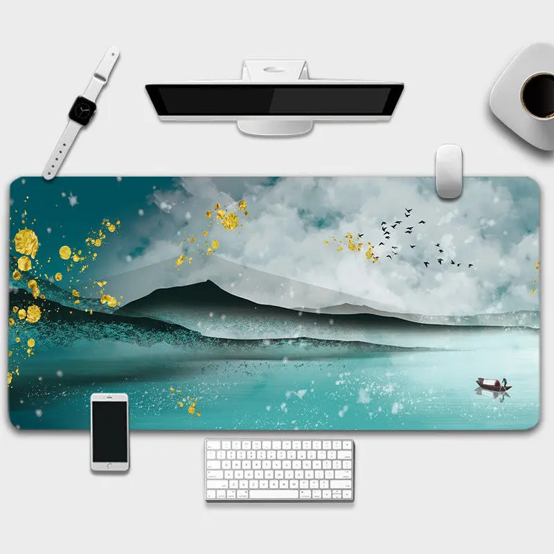 800x300x2mm Large Mouse Pad Chinese Style Pattern Gamer Notbook Mouse Mat Large Gaming Mousepad XL PC Desk Computer Accessories