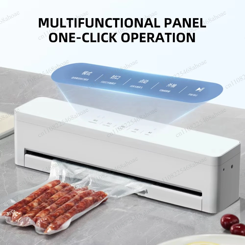 Fully Automatic Vacuum Sealer, Food Packaging Machine Household Fresh Preservation Vacuum Packing Tool for Food Storage