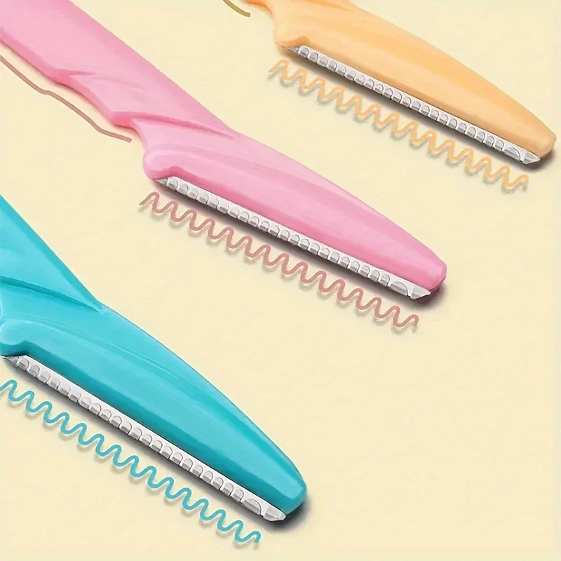 Atacado 12/24 peças kit de barbear-aparamento preciso, modelagem de sobrancelha multifuncional, ferramenta de remoção de pelos faciais com alça de fácil aderência