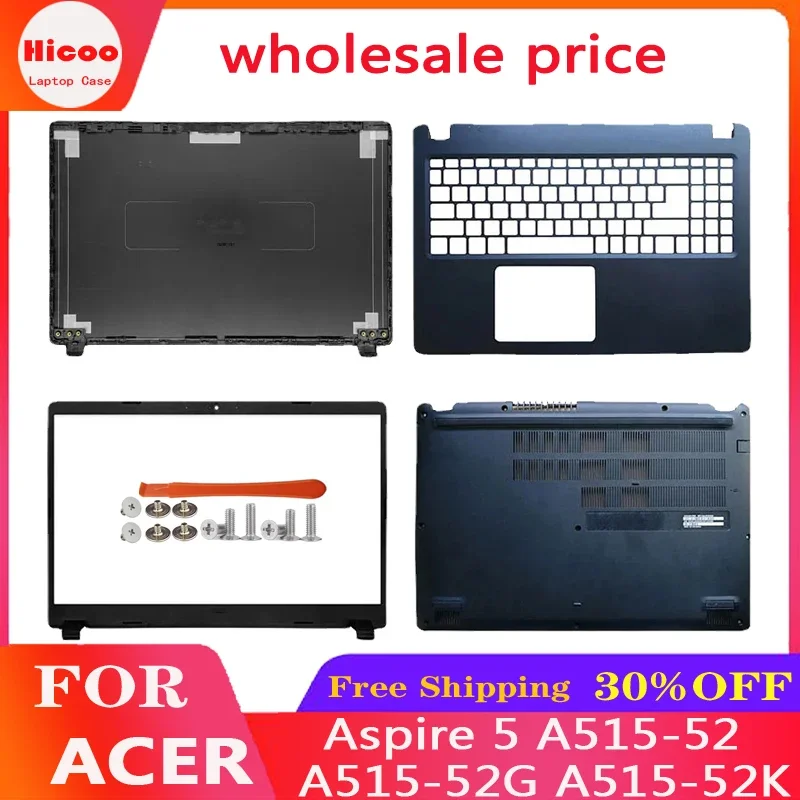 Rear Lid For Acer Aspire 5 A515-52 A515-52G 57SF A515-52K Back Top Cover Bezel Palmrest Upper Bottom Case