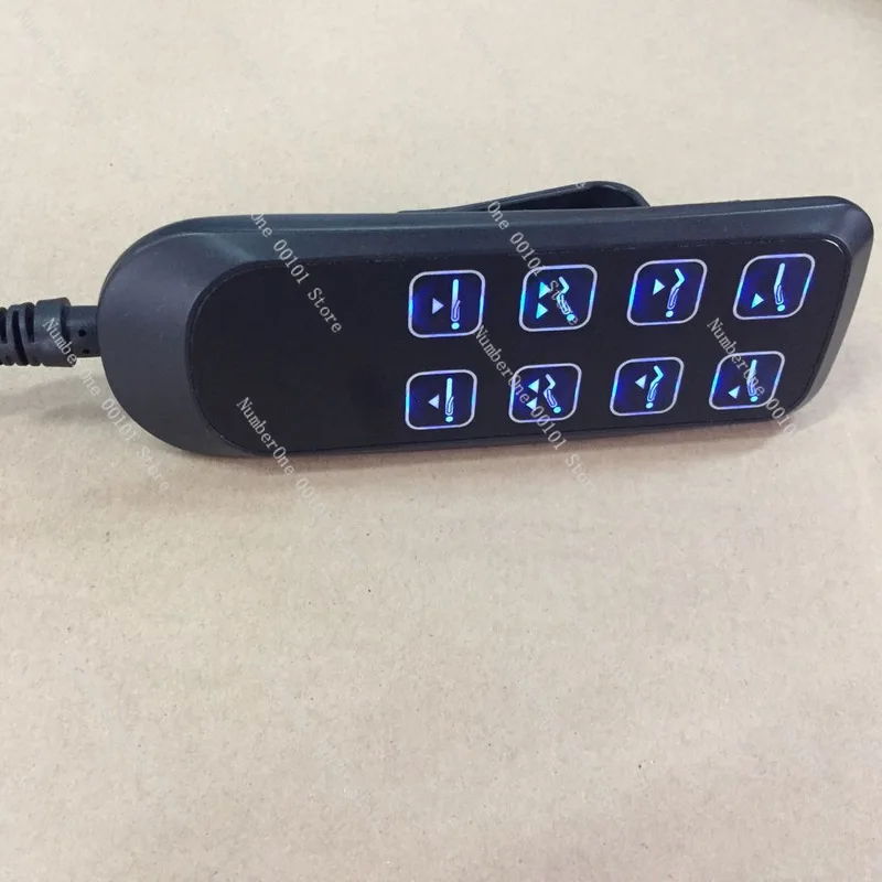 Professional sales hand controller with backlight for traction bed lifting table
