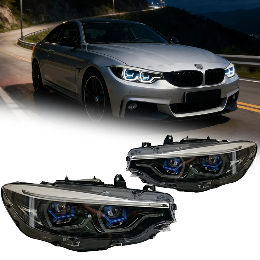 

Фары TYPY для BMW 4 серии F32 F36, 2013-2019, светодиодные проекционные фары, дневные ходовые огни, автомобильные аксессуары