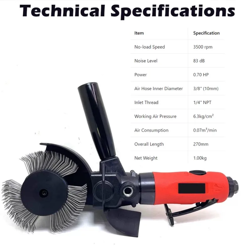 Picture 5: Pneumatic Multi Purpose Derusting Tool for Efficient Paint Glue Removal and Surface Roughness Profiling Surface Removal Tool