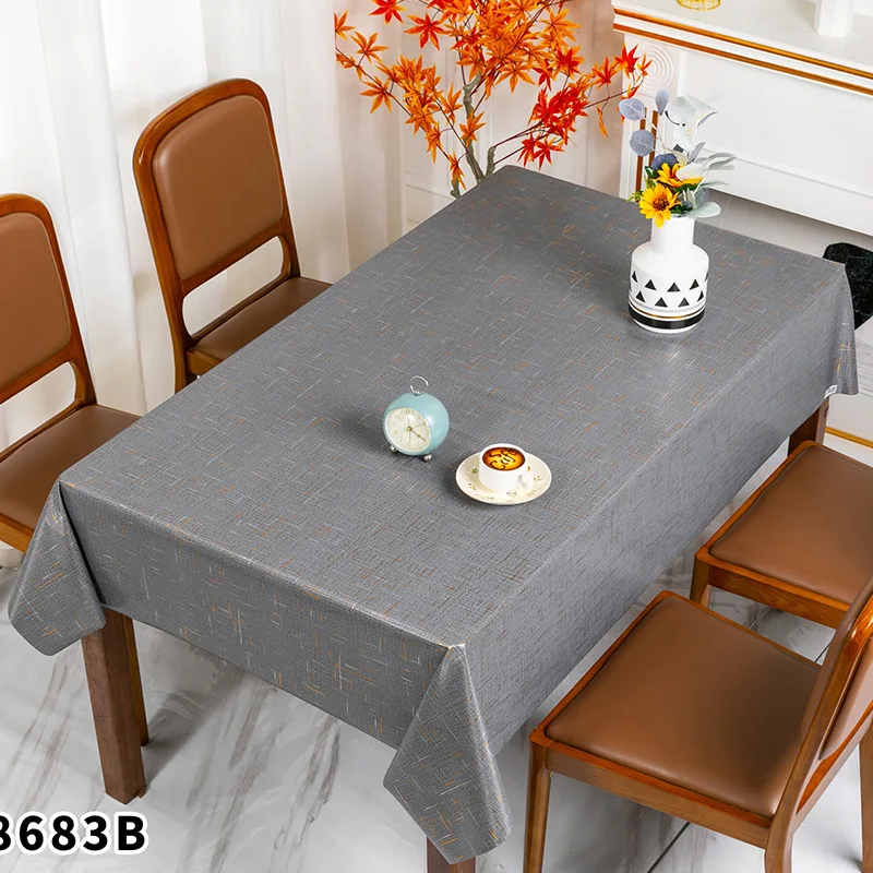 F107 Maple Leaf Pumpkin Flower Western Table Cloth Waterproof and Oil-proof Tea Table Table Cloth Banquet Picnic Decorative Tabl