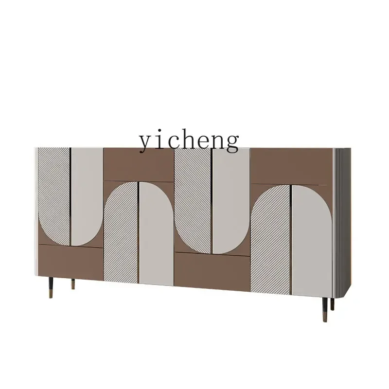 

Solid Wood Modern Minimalist Entrance Dining Side Shoe Cabinet All-in-One Cabinet