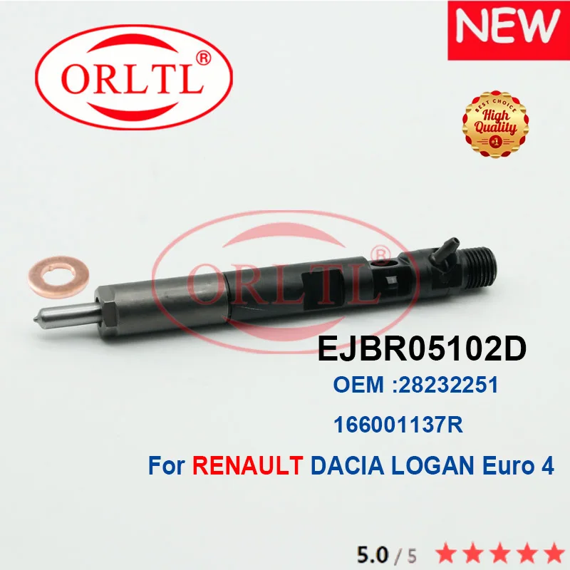 ORLTL 28232251 EJBR05102D FUEL SPRAY INJECTOR NOZZLE FOR RENAULT DACIA LOGAN