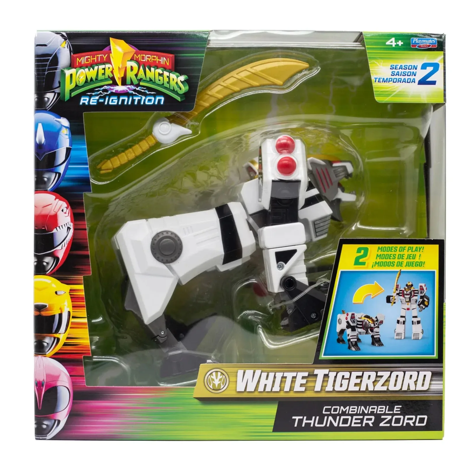 Playmates Power Rangers Re-Ignition White Tigerzord Action Figure