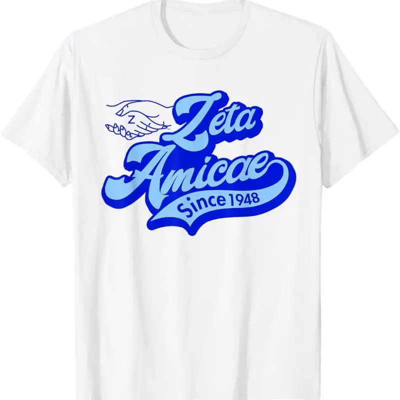 تي شيرت Zeta Phi Beta Sorority Paraphernalia Amicae منذ عام 1948