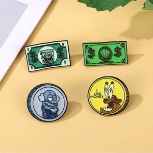 COMEDIA DE LA COMEDIA DE LA COMEDAD DE ANIMOR DEL ANTE DEL DOLLAR CARNA DE CREDAR PINES DEL ARTOON DEL ANIMO DESPIRACIÓN DE METAL DE METAL 6 mejor pin de moda de ventas - №5