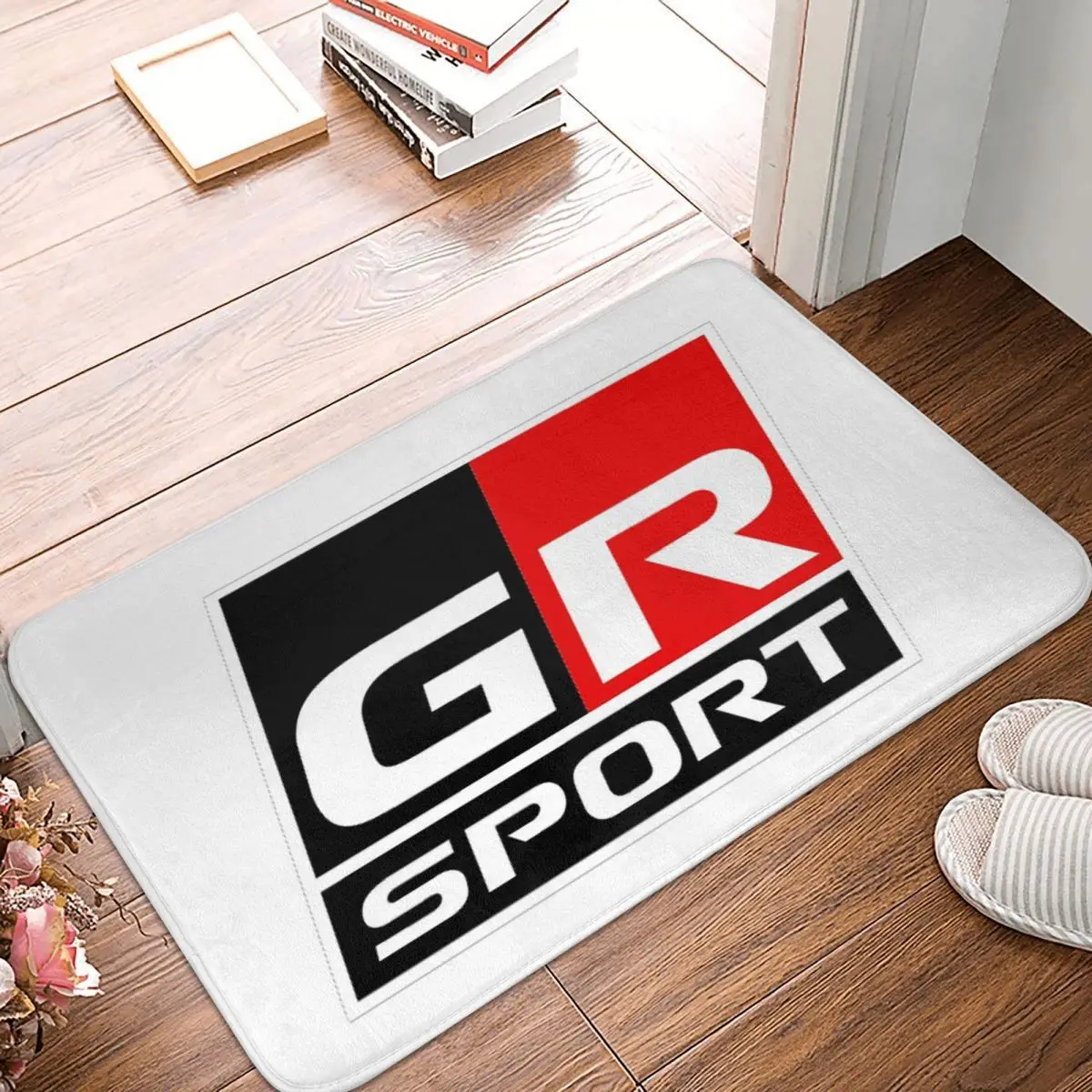 GR Logo Gazoo Racing GR Sport Non-slip Doormat Floor Mat Antiwear Carpet Rug for Kitchen Entrance Home Bathroom Footpad Mats