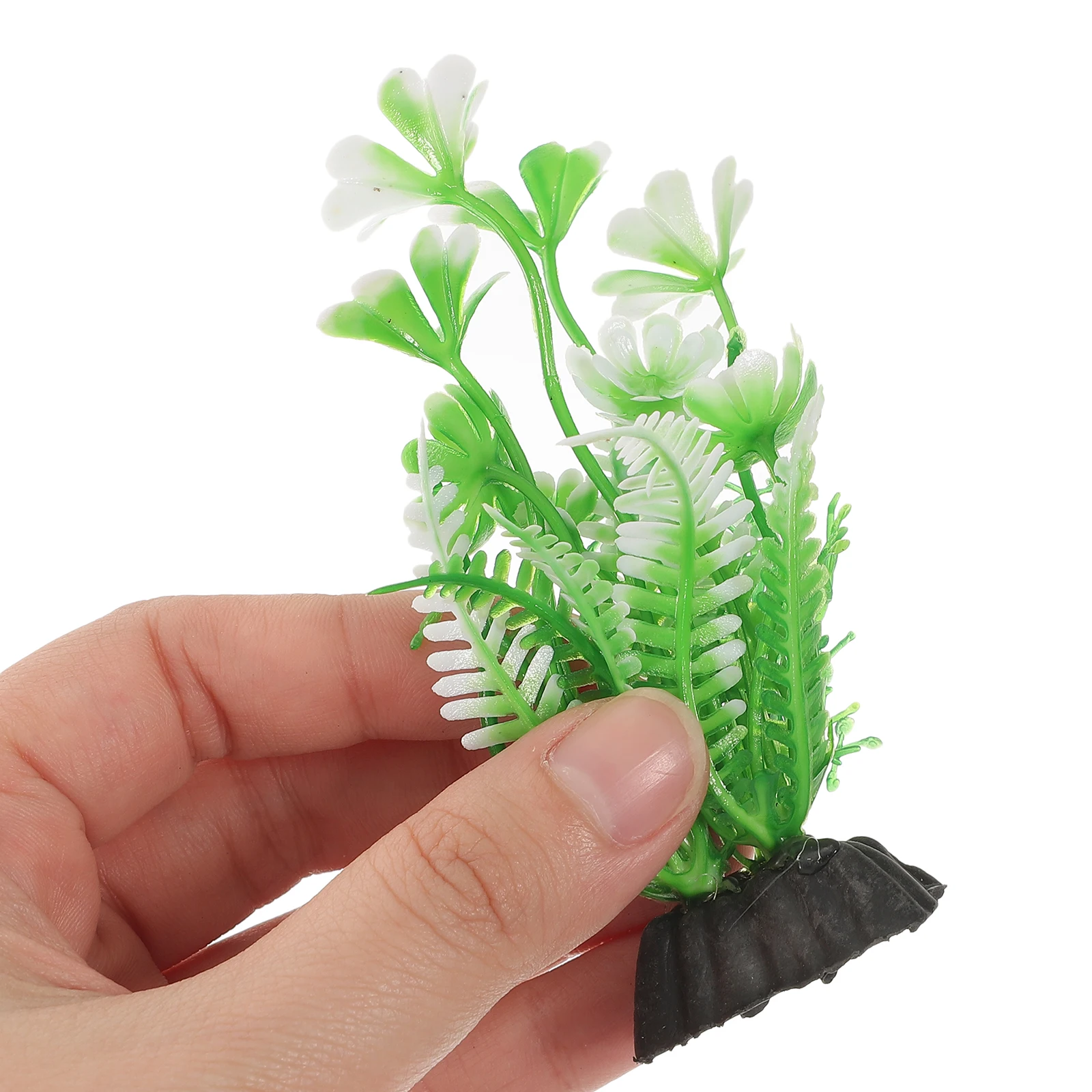

10Pcs Realistic Aquarium Plants for Betta Fish Tank Decorations Soft Healthy Material Long Serving Life Plastic Plants
