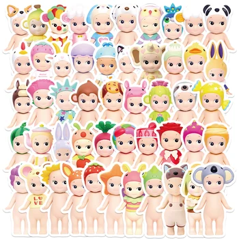 50 個ソニーアングル人形ステッカー車の荷物のラップトップスケートボードギフトジャーナル防水ステッカー卸売おもちゃ DIY ステッカー