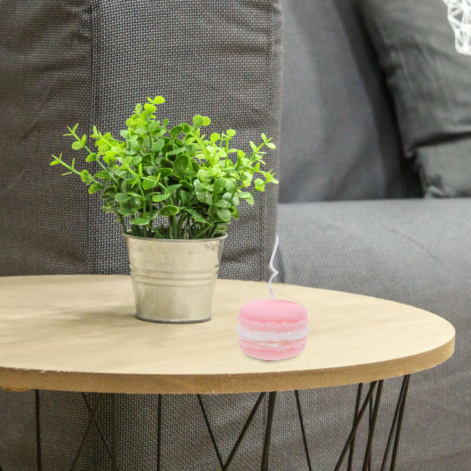 

2Pcs Scented Creative Dessert Inspired Macaron Style Decorative for Room Ambiance Wedding Birthday Christmas Gift