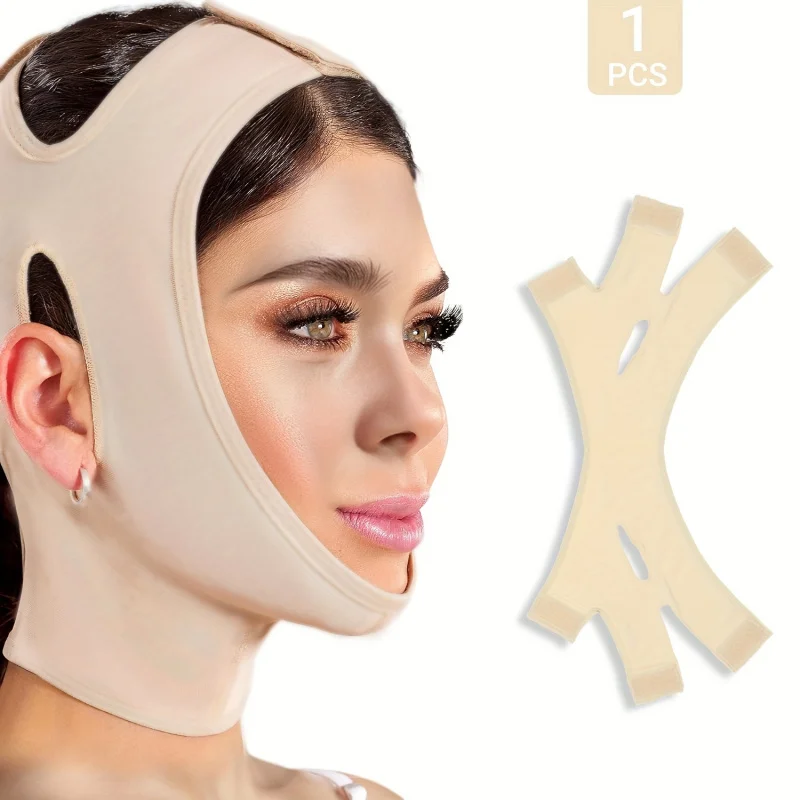 V-Line Face Shaper & Facial Strap/Chin Lift - Low-Allergy Br