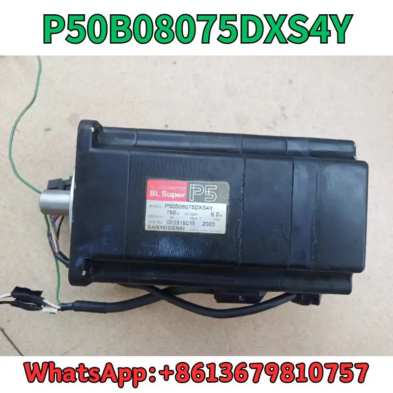 

Used Motor P50B08075DXS4Y test OK Fast Shipping