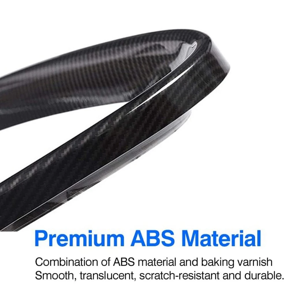 

A57E-For Alfa Romeo Giulia 2016-2019 Car Front Bumper Air Grilles V Shape Frame Decoration Trim Cover Sticker Accessories