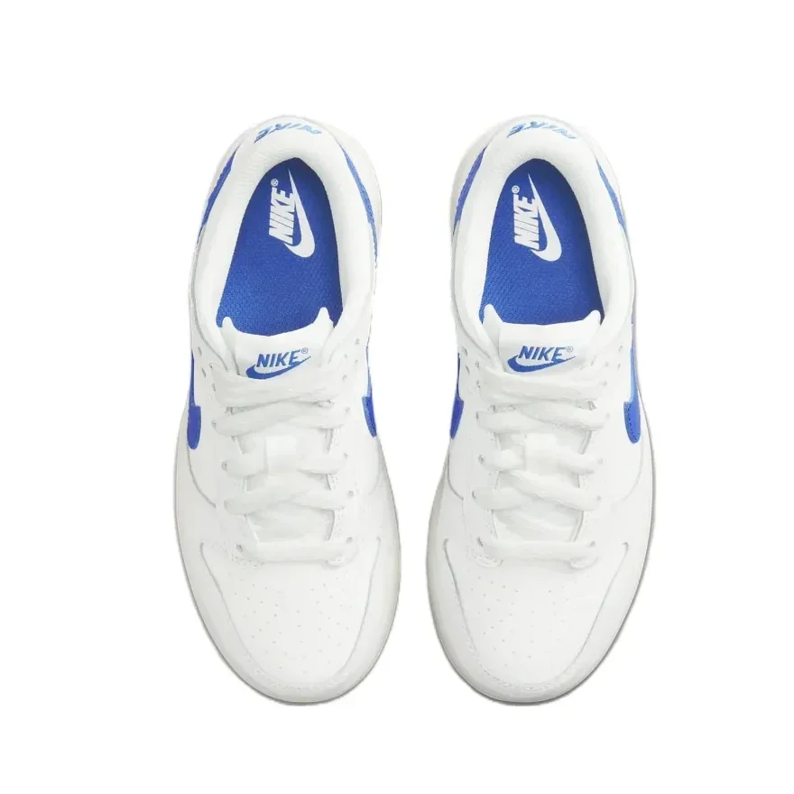 Nike Dunk Ps Casual Sports Low-Top Kidsren's Sneakers White and Blue Middle Kidsren