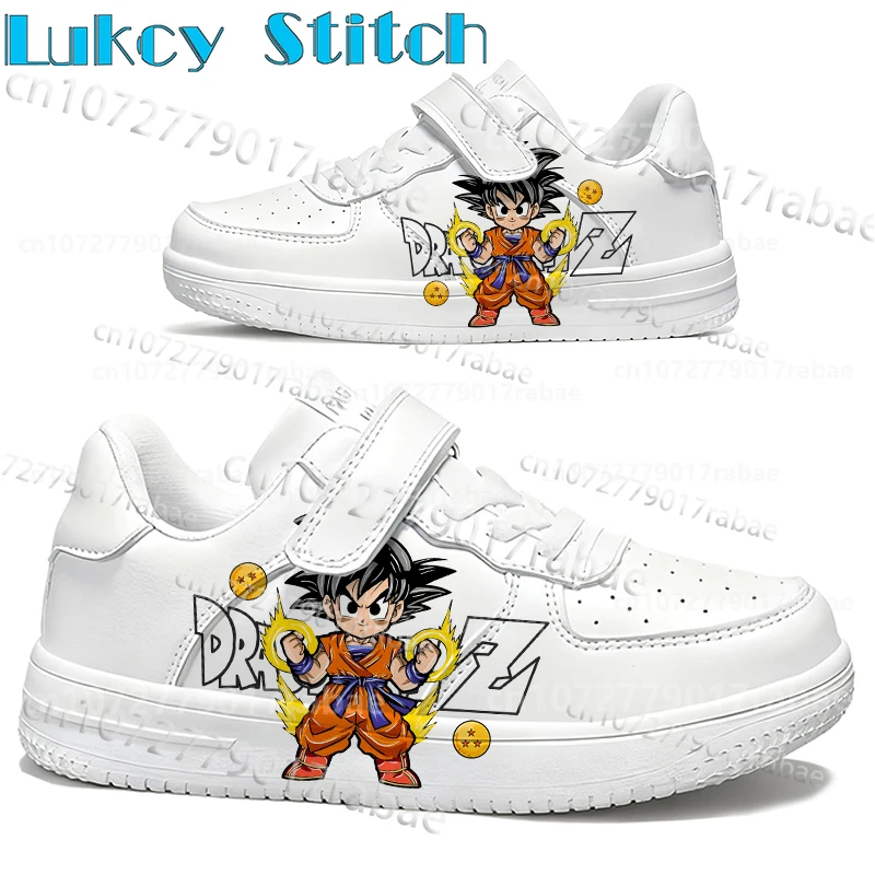

Anime Dragon Ball Children Board Shoes Boys Girls Popular Figure Son Goku Design Simple Waterproof Sneakers Size 28-40