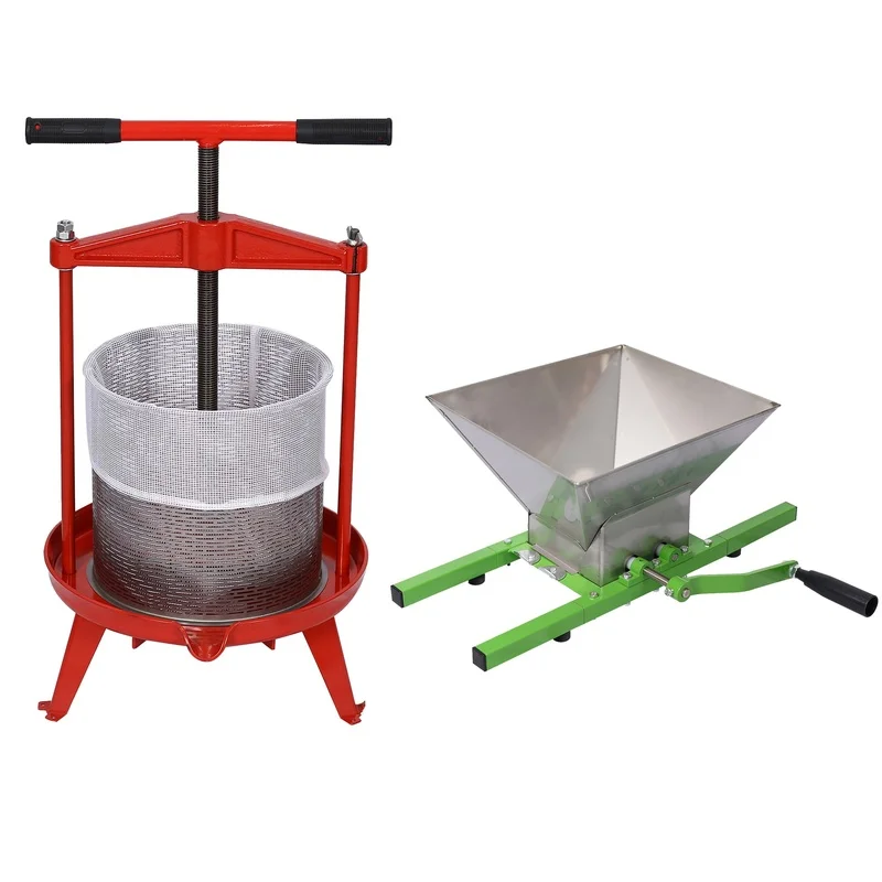 

Manual Fruit Press and Crusher for Apples, Grapes, Berries – Kitchen Juice Maker
