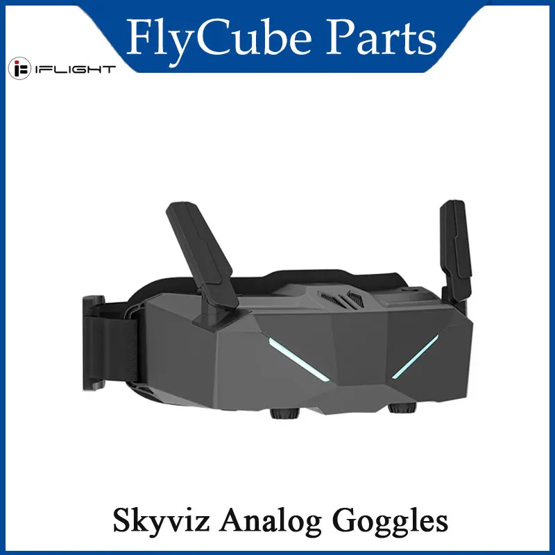 

iFlight Skyviz Analog Goggles Supported SD Cards Built-in Receiver Micro HDMI for FPV RC Accessories